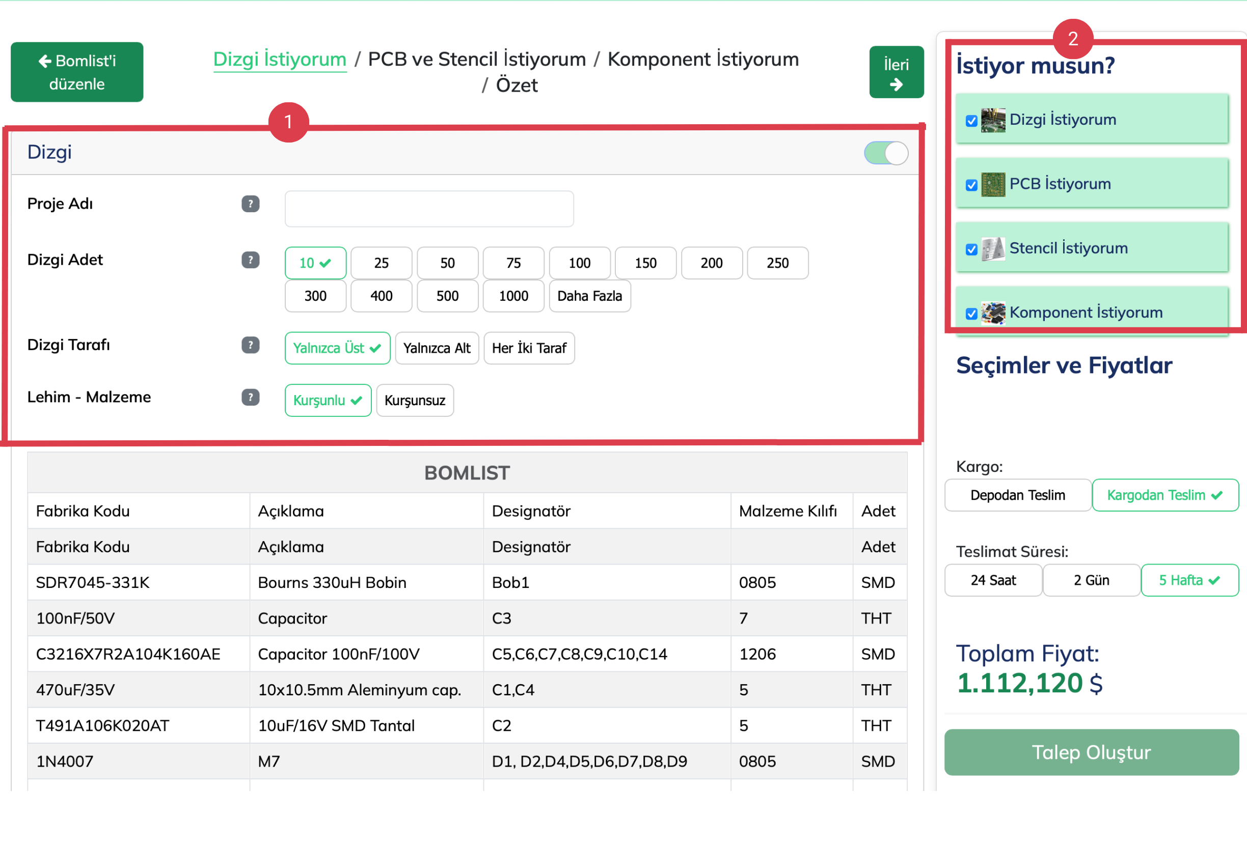 Dizgi Detayları